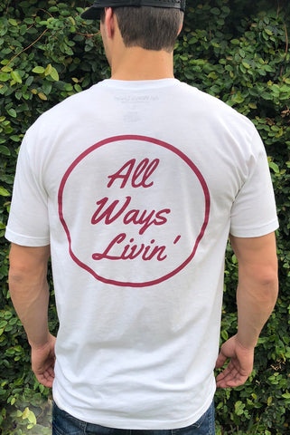 Disc Tee - White